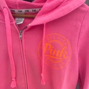 Pink casual comfortable hoodie